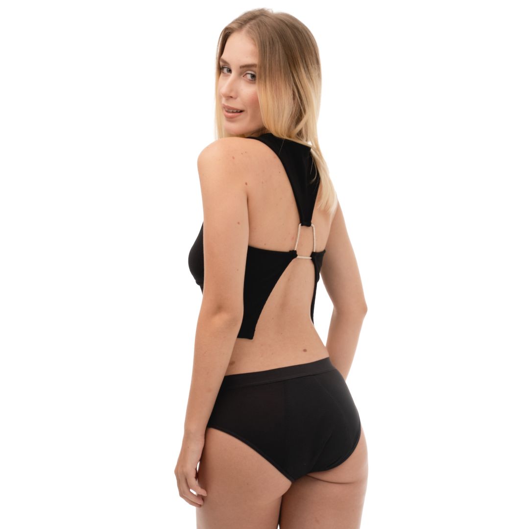 Cueca menstrual extra-absorvente de bambu Lelambu® Classic