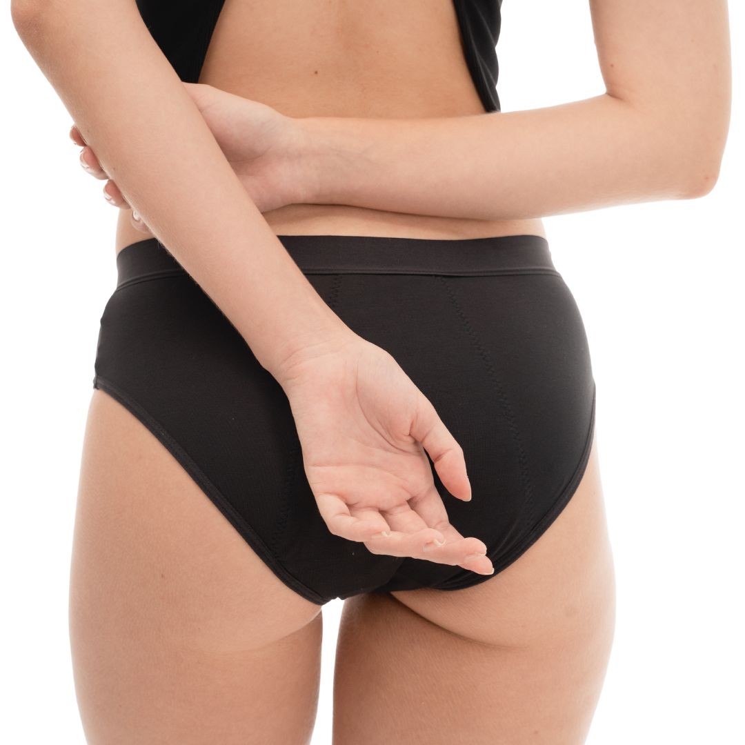Cueca menstrual extra-absorvente de bambu Lelambu® Classic