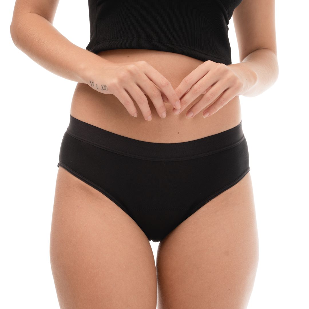 Cueca menstrual extra-absorvente de bambu Lelambu® Classic