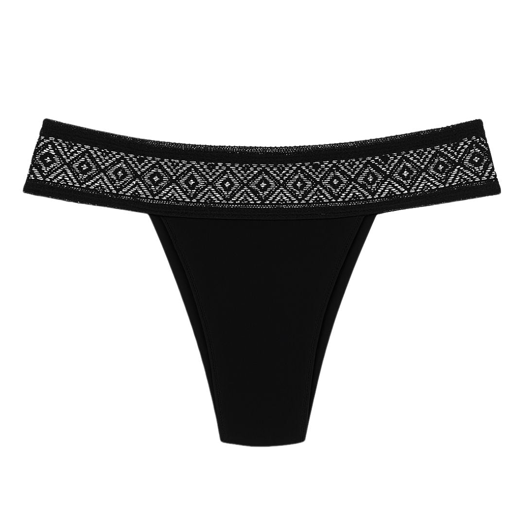 Tanga menstrual de algodão Lelambu® Charlotte