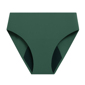 Cueca menstrual desportiva sem costuras Lelambu® Duna – Cintura Alta