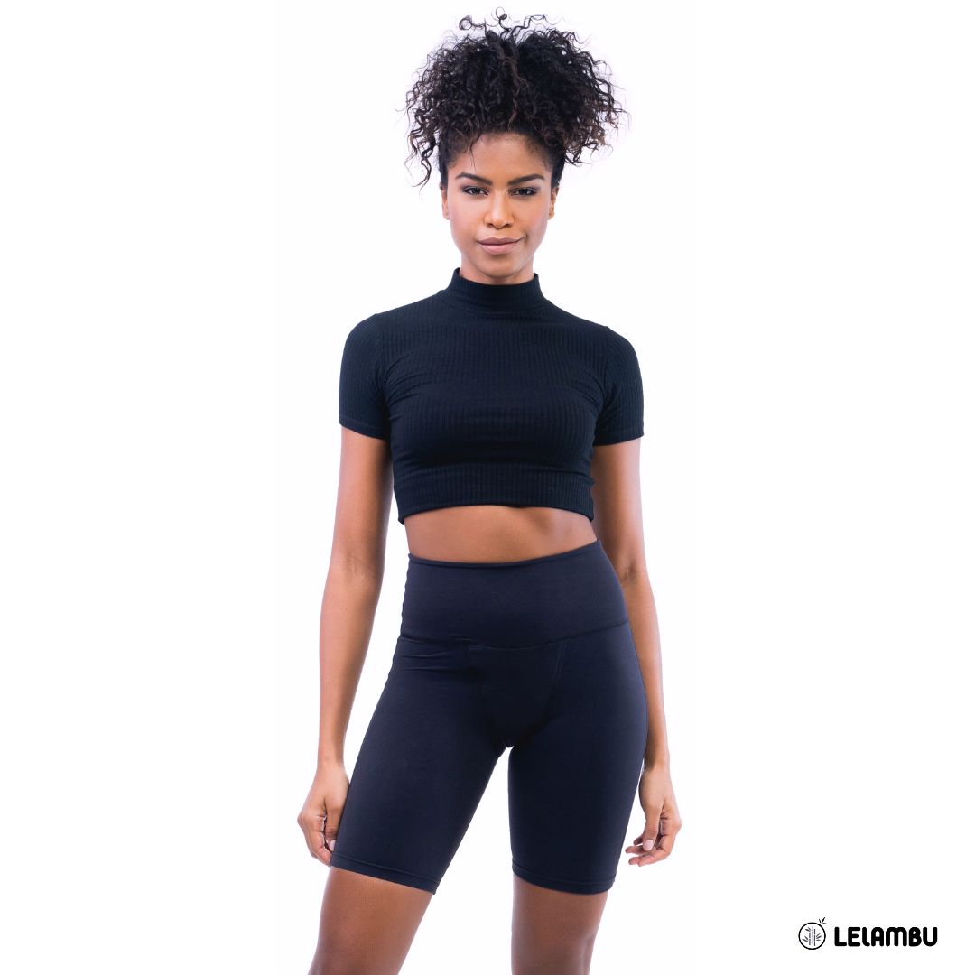 Calções justos menstruais deportivos Lelambu® Dynamic