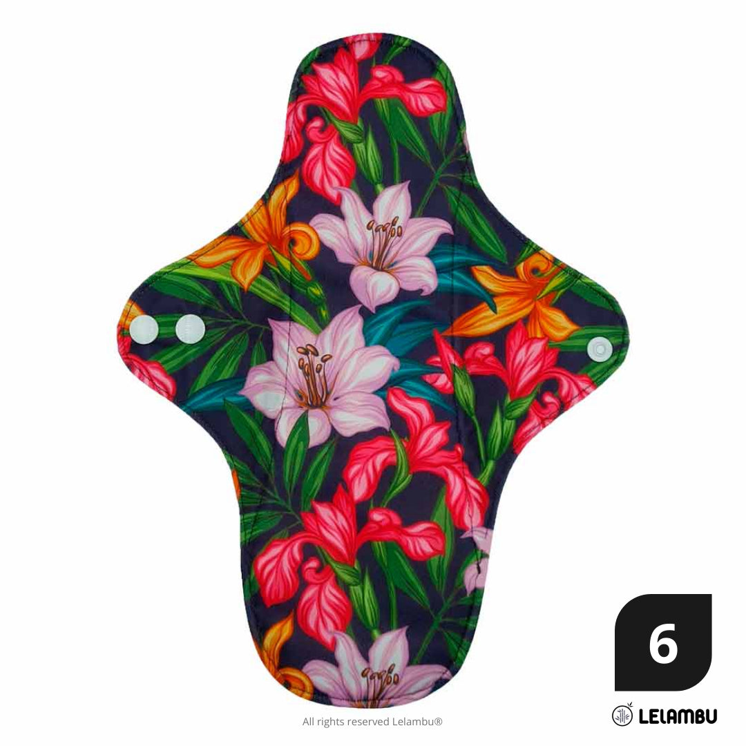 Penso reutilizável ergonómico de bambú ( 6 un.)