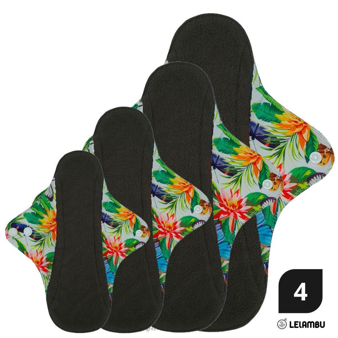 Pack Iniciante pensos reutilizáveis de bambú orgánico branco