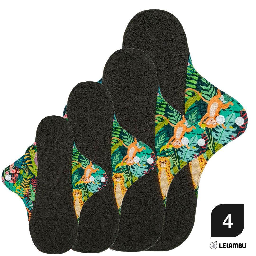 Pack Iniciante pensos reutilizáveis de bambú orgánico verde