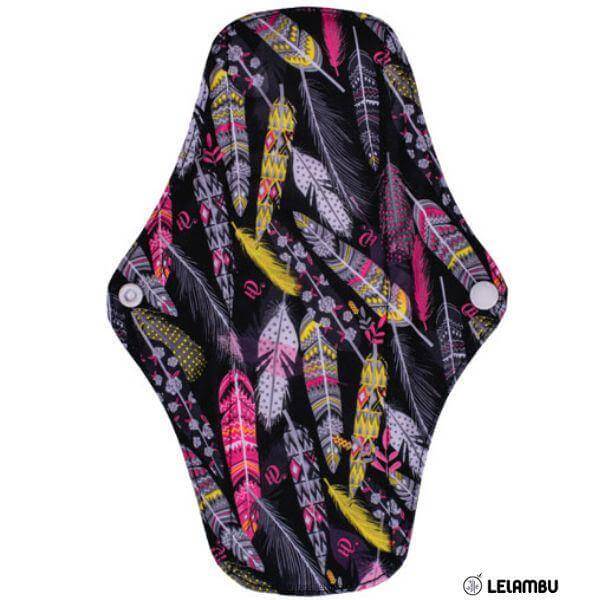 Pensos reutilizáveis de pano de bambú preto