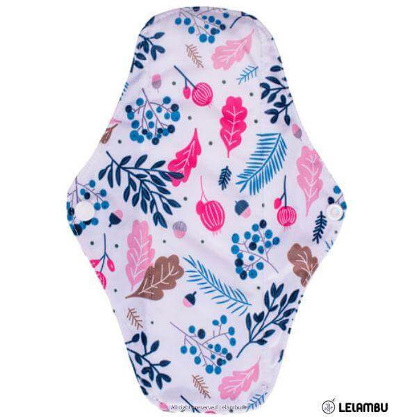 Pensos higiénicos reutilizáveis de bambu branco