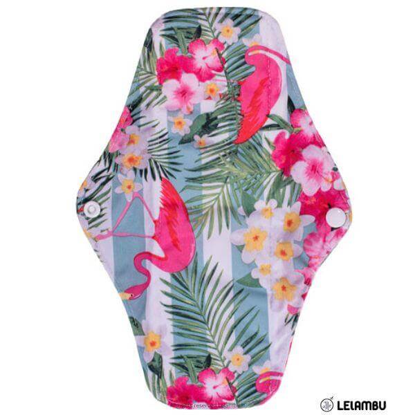 Pensos higiénicos reutilizáveis de bambu verde